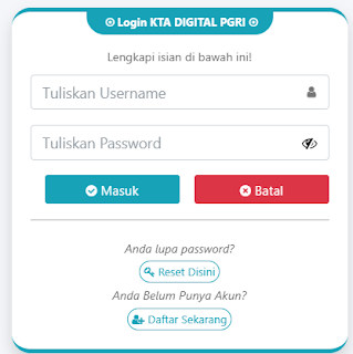 Register PGRI Kota Pangkalpinang - Persatuan Guru Republik Indonesia Cabang Kota Pangkalpinang
